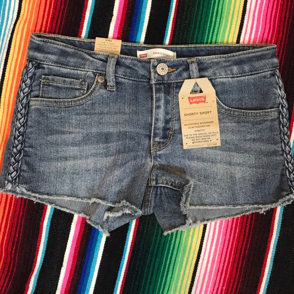 Levi's Other - New Levi’s denim Shorty Short girls 12 REG